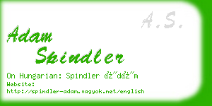 adam spindler business card